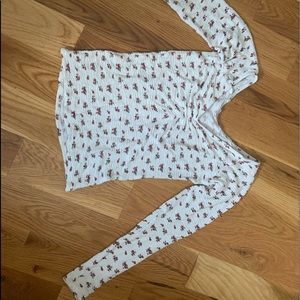 Full Sleeve Rose Hollister Top